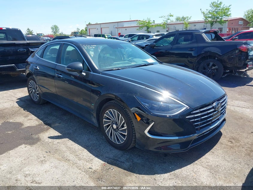 2022 Hyundai Sonata VIN KMHL54JJ5NA053366 IAAI salvage auction — REAR END, Clear (Michigan), sold $6,500 on 2026-07-16 (photo 1)