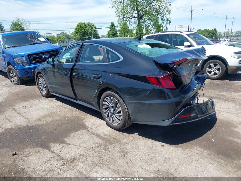 2022 Hyundai Sonata VIN KMHL54JJ5NA053366 IAAI salvage auction — REAR END, Clear (Michigan), sold $6,500 on 2026-07-16 (photo 3)
