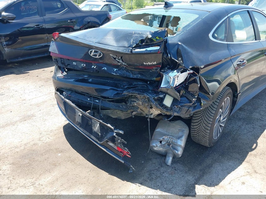 2022 Hyundai Sonata VIN KMHL54JJ5NA053366 IAAI salvage auction — REAR END, Clear (Michigan), sold $6,500 on 2026-07-16 (photo 6)