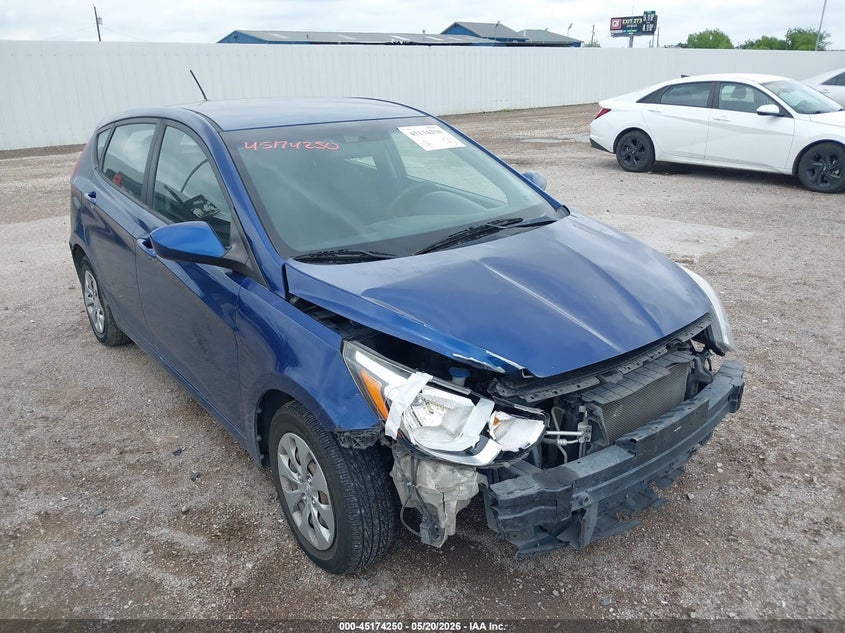 2017 Hyundai Accent VIN KMHCT5AE2HU301008 IAAI salvage auction — FRONT END, Salvage (Texas), sold $400 on 2026-07-29 (photo 1)