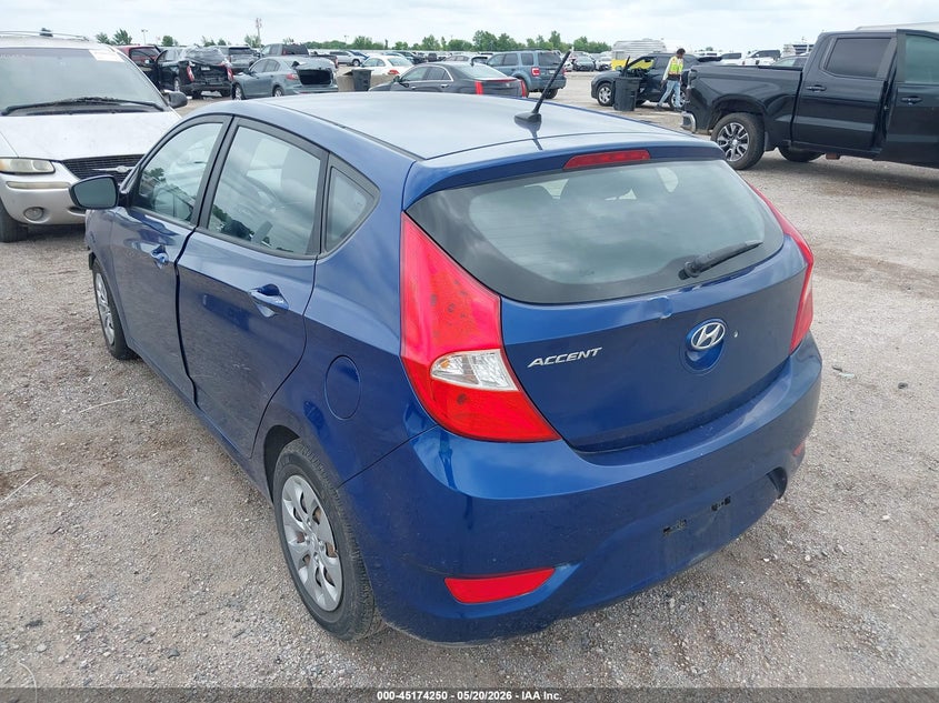 2017 Hyundai Accent VIN KMHCT5AE2HU301008 IAAI salvage auction — FRONT END, Salvage (Texas), sold $400 on 2026-07-29 (photo 3)