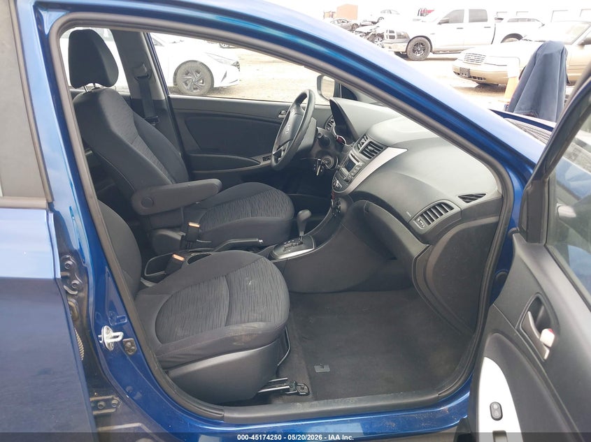 2017 Hyundai Accent VIN KMHCT5AE2HU301008 IAAI salvage auction — FRONT END, Salvage (Texas), sold $400 on 2026-07-29 (photo 5)
