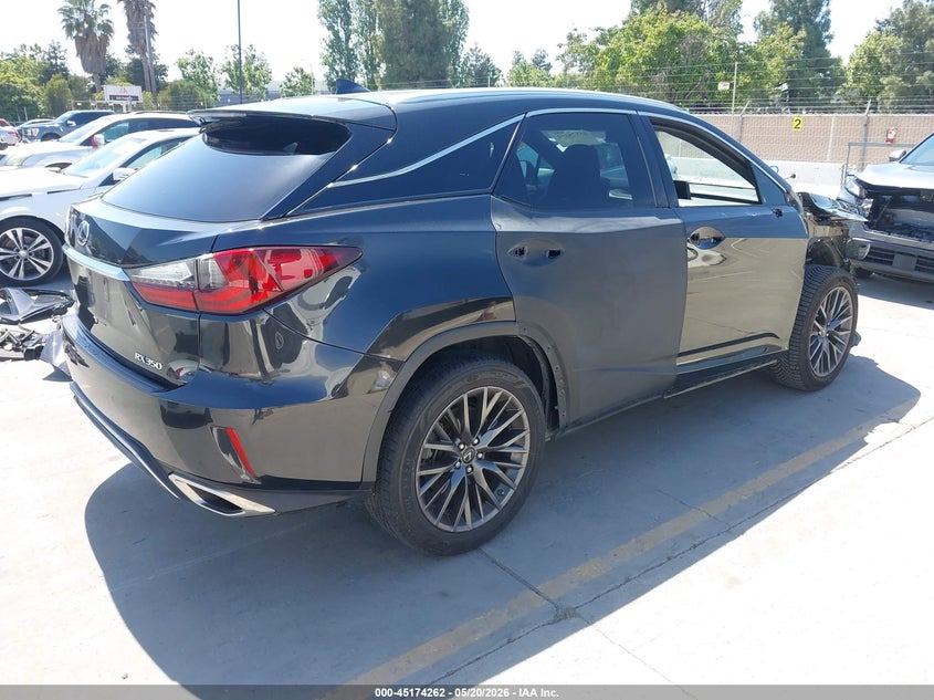2018 Lexus Rx VIN 2T2BZMCA5JC139327 IAAI salvage auction — FRONT END, Salvage (California), sold $12,900 on 2026-07-29 (photo 4)