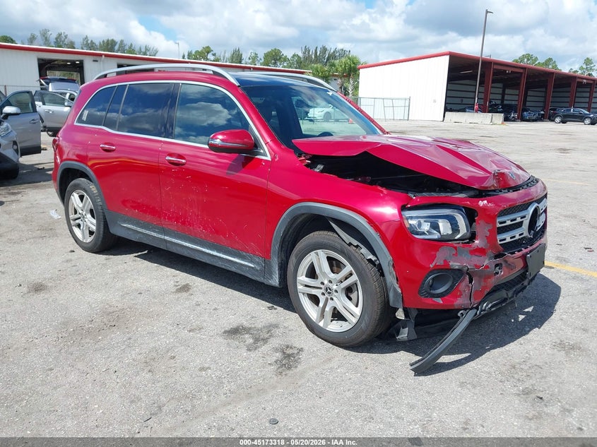 2020 Mercedes-benz Glb VIN W1N4M4GB0LW033143 IAAI salvage auction — FRONT END, Rebuildable (Florida), sold $5,550 on 2026-07-13 (photo 1)