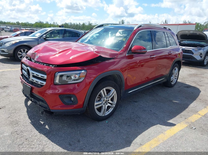 2020 Mercedes-benz Glb VIN W1N4M4GB0LW033143 IAAI salvage auction — FRONT END, Rebuildable (Florida), sold $5,550 on 2026-07-13 (photo 2)