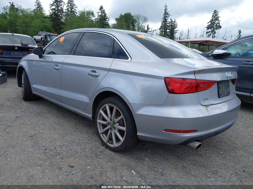 2016 Audi A3 VIN WAUE8GFF7G1028723 IAAI salvage auction — RIGHT FRONT, Salvage (Texas), sold $675 on 2026-07-29 (photo 3)