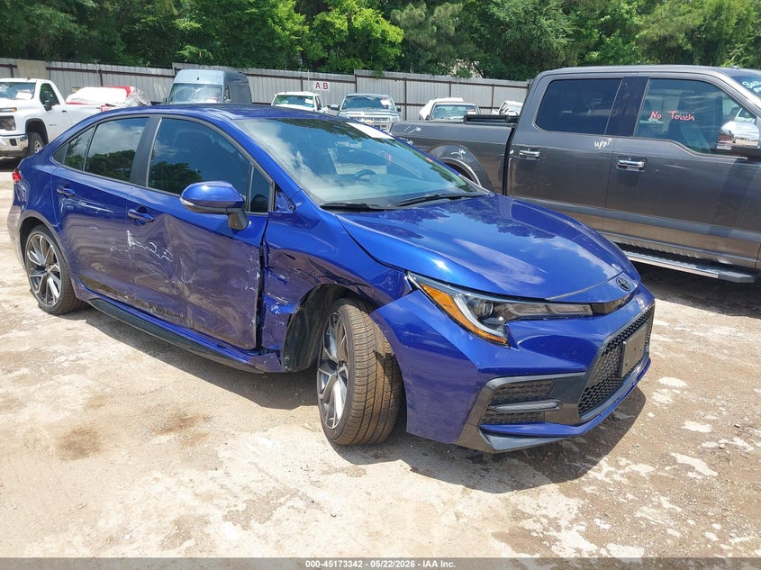 2022 Toyota Corolla VIN 5YFS4MCE5NP138383 IAAI salvage auction — RIGHT SIDE, Original (Texas), sold $5,600 on 2026-07-30 (photo 1)
