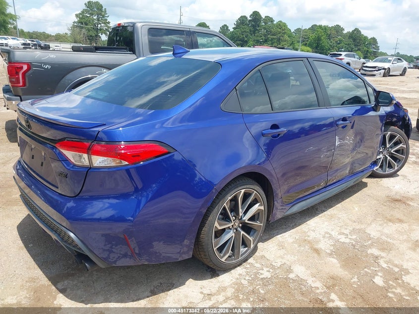 2022 Toyota Corolla VIN 5YFS4MCE5NP138383 IAAI salvage auction — RIGHT SIDE, Original (Texas), sold $5,600 on 2026-07-30 (photo 4)