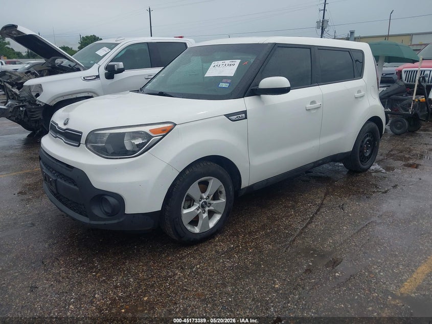 2019 Kia Soul VIN KNDJN2A28K7914203 IAAI salvage auction — THEFT, Original (Texas), sold $1,700 on 2026-07-22 (photo 2)