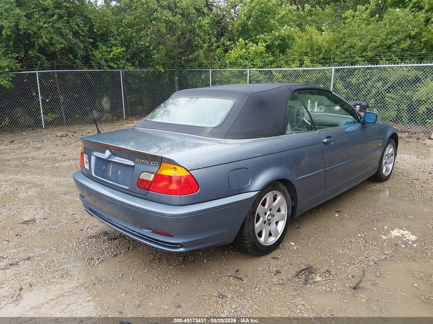 2001 BMW 3er VIN WBABS334X1JY52268 IAAI salvage auction — LEFT SIDE, Salvage (Ohio), sold $275 on 2026-08-04 (photo 4)