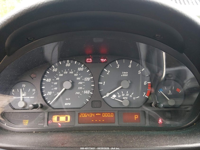 2001 BMW 3er VIN WBABS334X1JY52268 IAAI salvage auction — LEFT SIDE, Salvage (Ohio), sold $275 on 2026-08-04 (photo 7)
