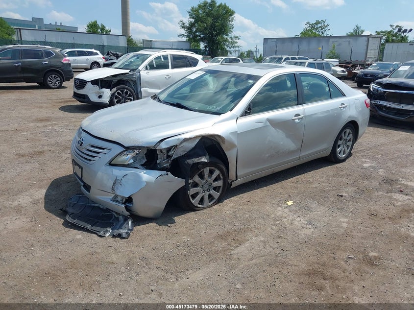 2007 Toyota Camry VIN JTNBE46K473077484 IAAI salvage auction — FRONT END, Salvage (Pennsylvania), sold $450 on 2026-07-10 (photo 2)