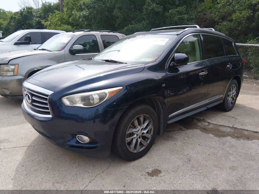 2015 Infiniti Qx60 VIN 5N1AL0MM3FC513514 IAAI salvage auction — NORMAL WEAR, Wait Title, sold $825 on 2026-08-24 (photo 2)