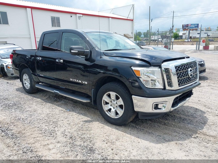 2018 Nissan TITAN VIN 1N6AA1EJ6JN508385 IAAI salvage auction — LEFT FRONT, Salvage (Georgia), sold $7,825 on 2026-07-31 (photo 1)