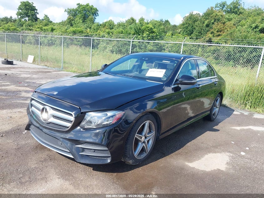 2017 Mercedes-benz E-klasse VIN WDDZF4JB0HA056447 IAAI salvage auction — WATER/FLOOD, Salvage Title, sold $4,400 on 2026-07-07 (photo 2)