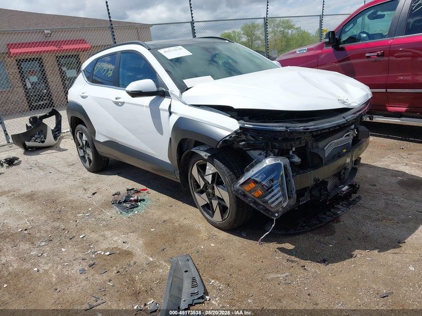 2025 Hyundai Kona VIN KM8HECA34SU209067 IAAI salvage auction — FRONT END, Salvage (Wisconsin), sold $4,125 on 2026-07-21 (photo 1)