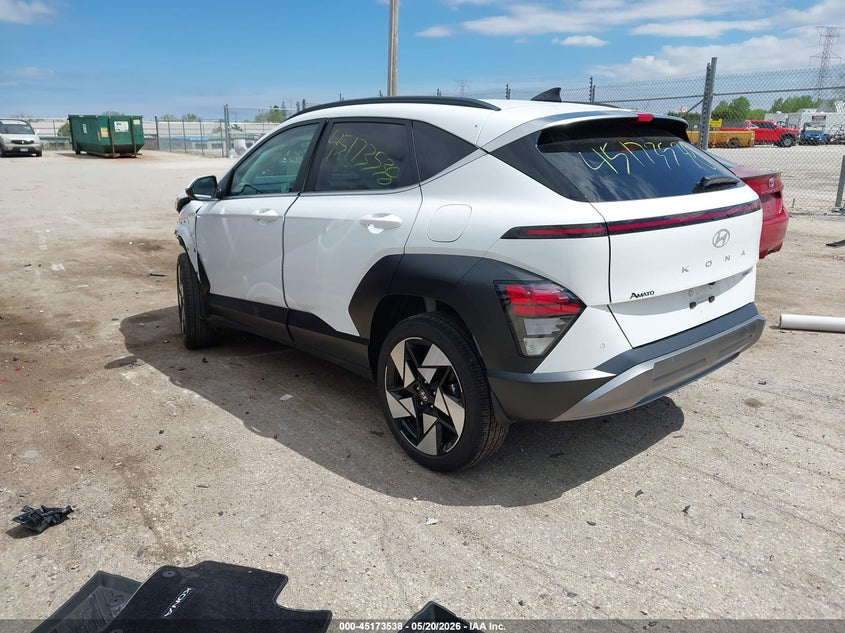 2025 Hyundai Kona VIN KM8HECA34SU209067 IAAI salvage auction — FRONT END, Salvage (Wisconsin), sold $4,125 on 2026-07-21 (photo 3)