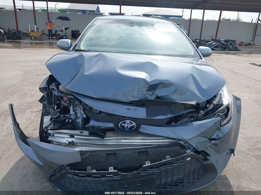 2022 Toyota Corolla VIN JTDEAMDE9NJ059288 IAAI salvage auction — FRONT END, Original (Texas), sold $4,400 on 2026-07-29 (photo 6)