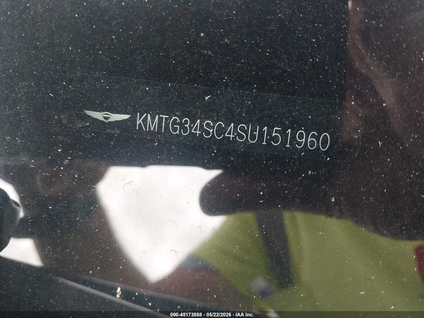 2025 Genesis G70 VIN KMTG34SC4SU151960 IAAI salvage auction — HAIL, Original (Texas), sold $75 on 2026-07-22 (photo 9)
