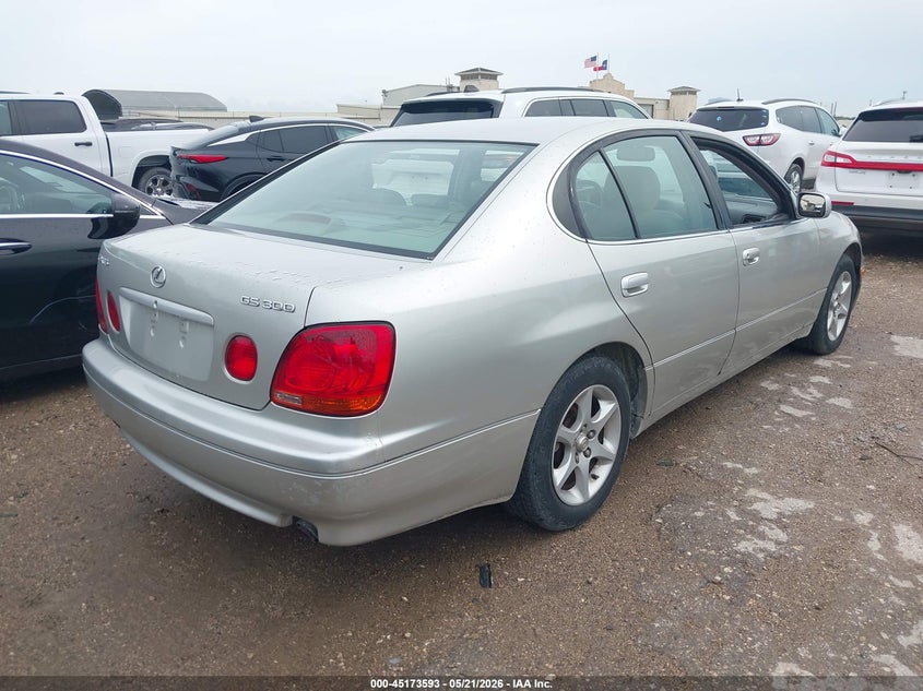 2001 Lexus Gs 300 VIN JT8BD69SX10150220 IAAI salvage auction — NORMAL WEAR, Original (Texas), sold $925 on 2026-07-06 (photo 4)