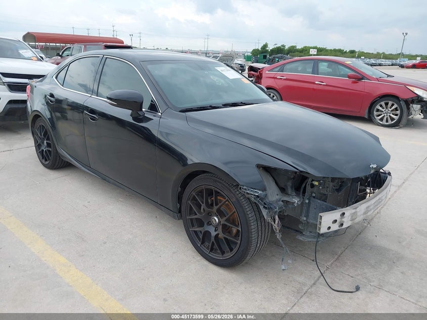 2015 Lexus Is VIN JTHBF1D28F5071112 IAAI salvage auction — LEFT FRONT, Original (Texas), sold $5,975 on 2026-07-06 (photo 1)
