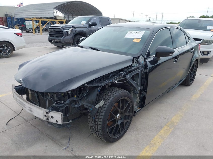 2015 Lexus Is VIN JTHBF1D28F5071112 IAAI salvage auction — LEFT FRONT, Original (Texas), sold $5,975 on 2026-07-06 (photo 2)