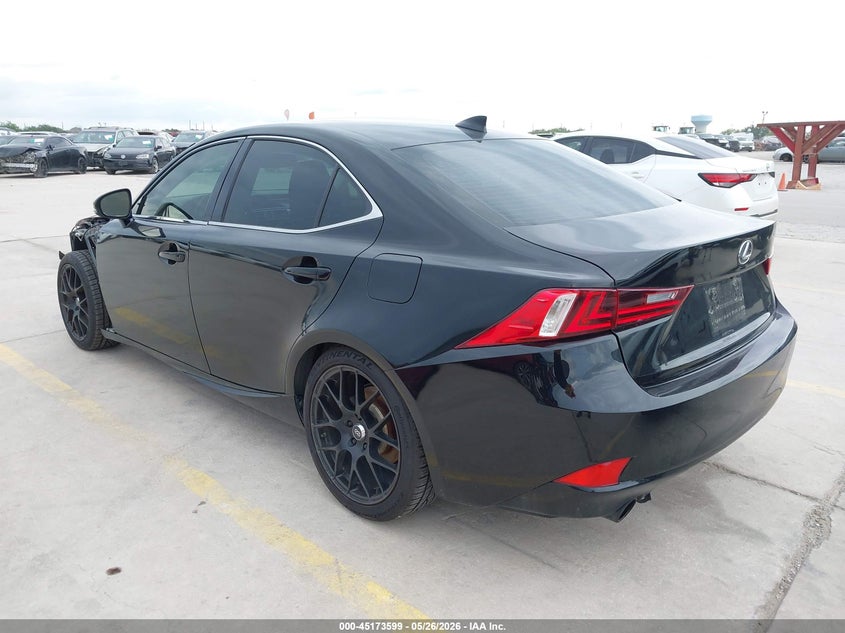 2015 Lexus Is VIN JTHBF1D28F5071112 IAAI salvage auction — LEFT FRONT, Original (Texas), sold $5,975 on 2026-07-06 (photo 3)