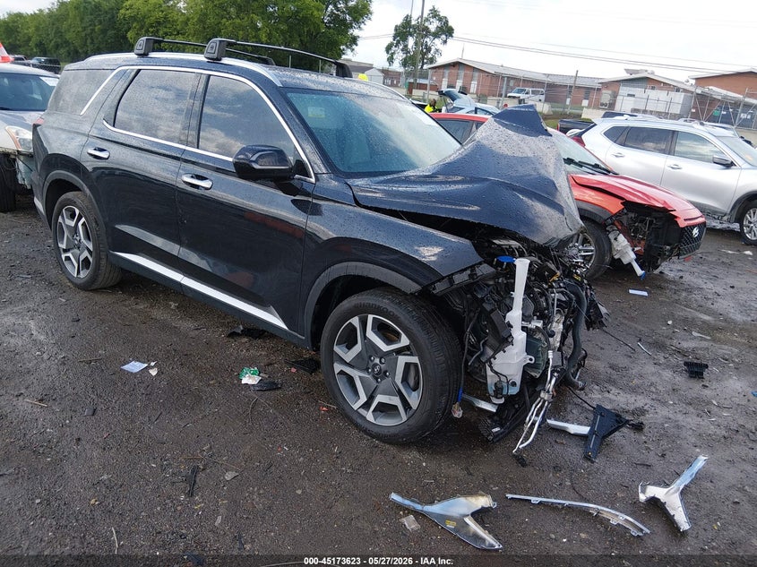2024 Hyundai Palisade VIN KM8R4DGE4RU803058 IAAI salvage auction — FRONT END, Salvage Title, sold $3,950 on 2026-07-09 (photo 1)