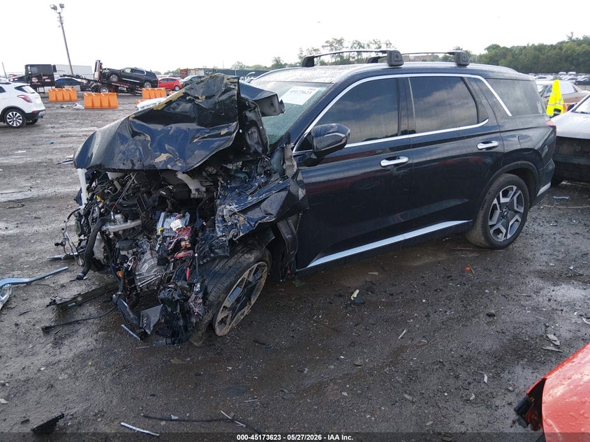 2024 Hyundai Palisade VIN KM8R4DGE4RU803058 IAAI salvage auction — FRONT END, Salvage Title, sold $3,950 on 2026-07-09 (photo 2)