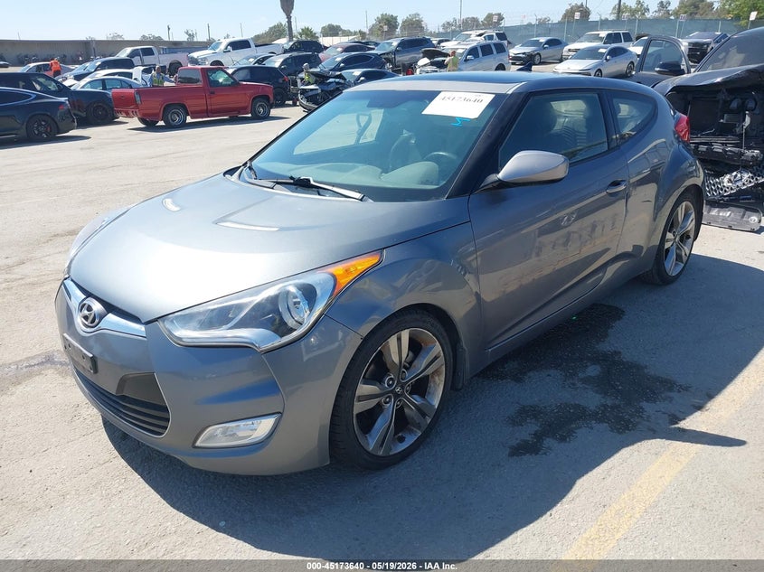 2012 Hyundai Veloster VIN KMHTC6AD2CU060718 IAAI salvage auction — LEFT SIDE, Salvage (California), sold $1,275 on 2026-07-15 (photo 2)
