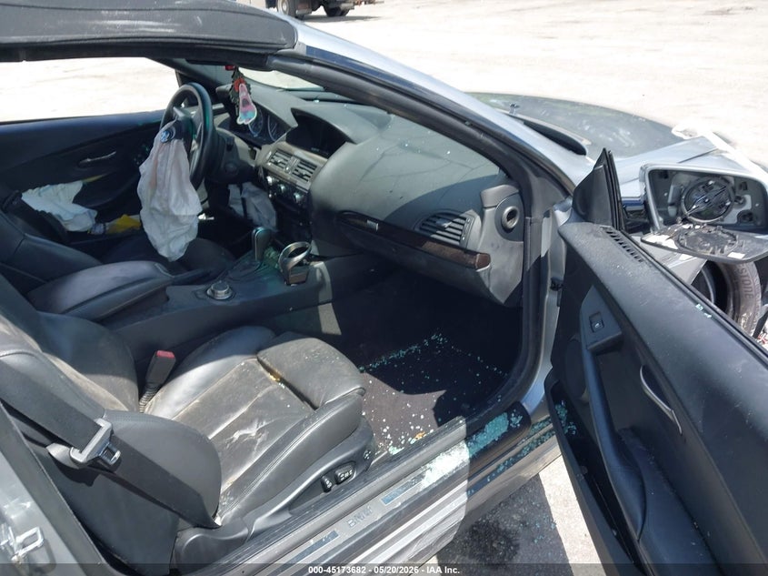 2006 BMW 6 series VIN WBAEK13456CN75333 IAAI salvage auction — FRONT END, Rebuildable (Florida), sold $300 on 2026-07-13 (photo 5)