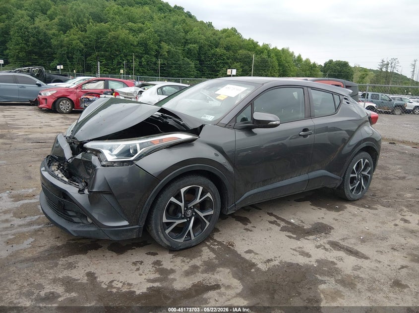 2018 Toyota C-hr VIN NMTKHMBX1JR023190 IAAI salvage auction — FRONT END, Salvage (West Virginia), sold $4,300 on 2026-07-23 (photo 2)
