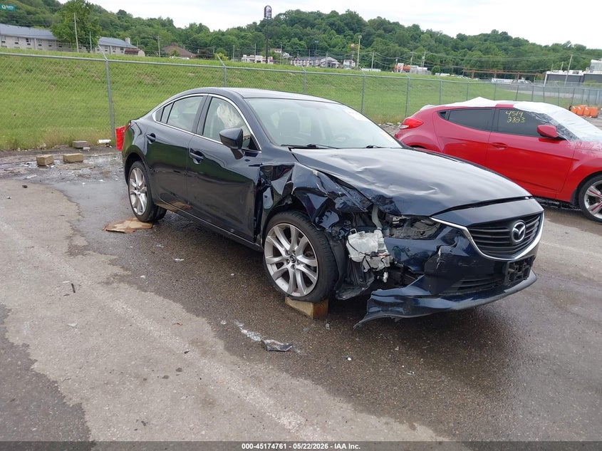 2016 Mazda 6 VIN JM1GJ1V59G1473616 IAAI salvage auction — RIGHT FRONT, Salvage (Missouri), sold $1,275 on 2026-07-07 (photo 1)