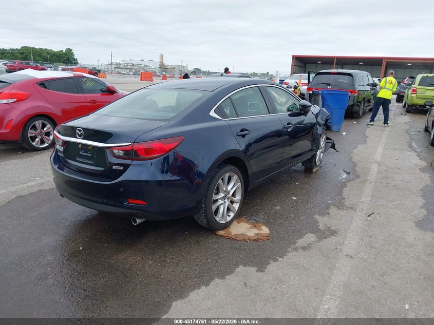 2016 Mazda 6 VIN JM1GJ1V59G1473616 IAAI salvage auction — RIGHT FRONT, Salvage (Missouri), sold $1,275 on 2026-07-07 (photo 4)
