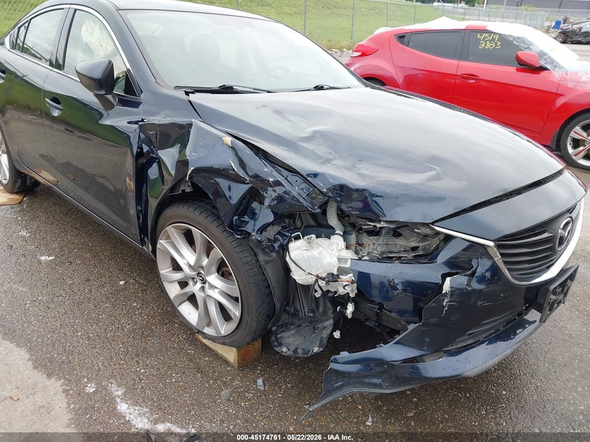 2016 Mazda 6 VIN JM1GJ1V59G1473616 IAAI salvage auction — RIGHT FRONT, Salvage (Missouri), sold $1,275 on 2026-07-07 (photo 6)
