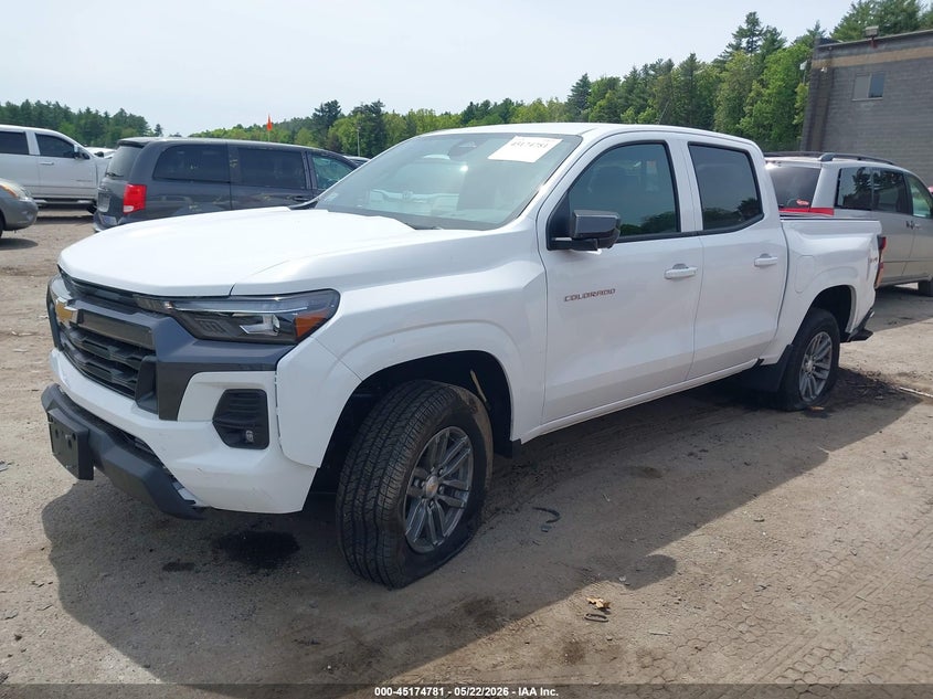 2026 Chevrolet Colorado VIN 1GCPTCEK1T1126416 IAAI salvage auction — FRONT END, Salvage (Massachusetts), sold $8,700 on 2026-07-31 (photo 2)