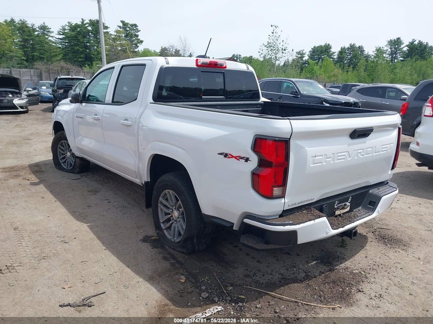 2026 Chevrolet Colorado VIN 1GCPTCEK1T1126416 IAAI salvage auction — FRONT END, Salvage (Massachusetts), sold $8,700 on 2026-07-31 (photo 3)