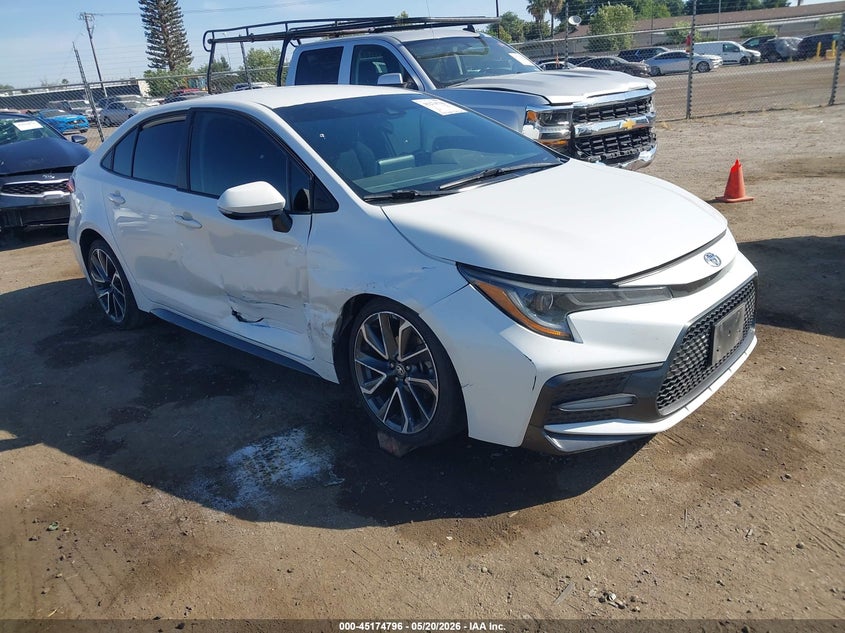 2020 Toyota Corolla VIN 5YFS4RCE2LP041085 IAAI salvage auction — SIDE, Salvage (California), sold $6,775 on 2026-07-07 (photo 1)