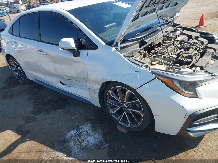 2020 Toyota Corolla VIN 5YFS4RCE2LP041085 IAAI salvage auction — SIDE, Salvage (California), sold $6,775 on 2026-07-07 (photo 6)
