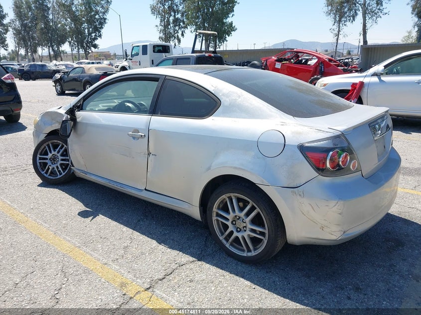 2008 Scion Tc VIN JTKDE167580232207 IAAI salvage auction — LEFT SIDE, Salvage (California), sold $425 on 2026-07-21 (photo 3)