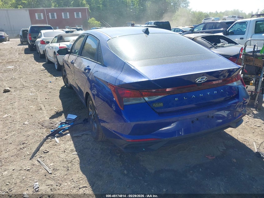 2023 Hyundai Elantra VIN KMHLM4AG3PU627553 IAAI salvage auction — FRONT END, Salvage Title, sold $2,250 on 2026-07-21 (photo 3)