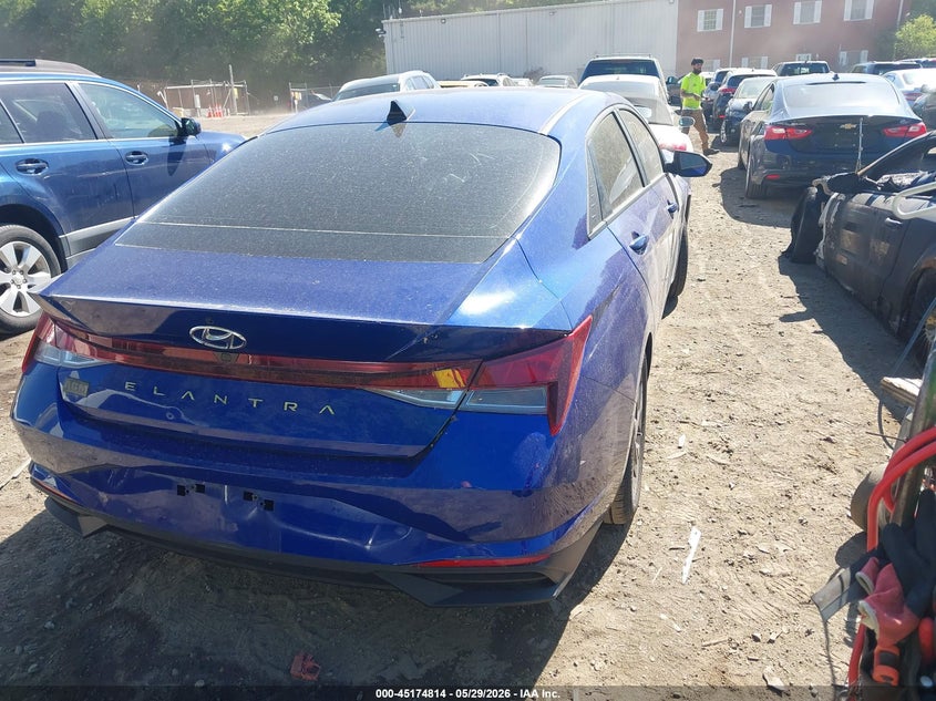 2023 Hyundai Elantra VIN KMHLM4AG3PU627553 IAAI salvage auction — FRONT END, Salvage Title, sold $2,250 on 2026-07-21 (photo 4)