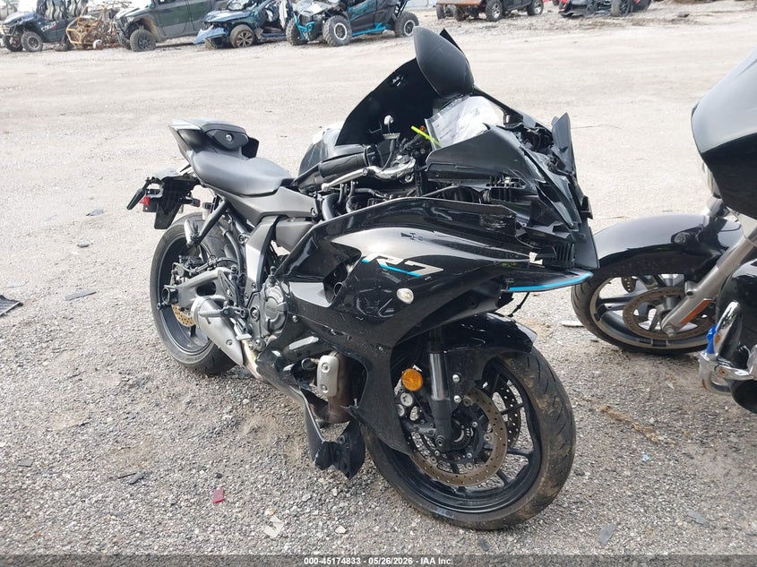 2023 Yamaha Yzf VIN JYARM38E5PA008530 IAAI salvage auction — SIDE, Salvage (Indiana), sold $525 on 2026-07-28 (photo 1)
