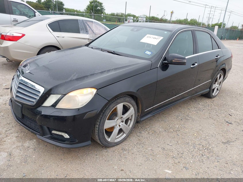 2010 Mercedes-benz E-class VIN WDDHF5GB7AA159847 IAAI salvage auction — FRONT END, Nrc Lienholder Repossession Paperwork (Texas), sold $500 on 2026-07-06 (photo 2)