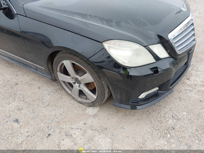2010 Mercedes-benz E-class VIN WDDHF5GB7AA159847 IAAI salvage auction — FRONT END, Nrc Lienholder Repossession Paperwork (Texas), sold $500 on 2026-07-06 (photo 6)