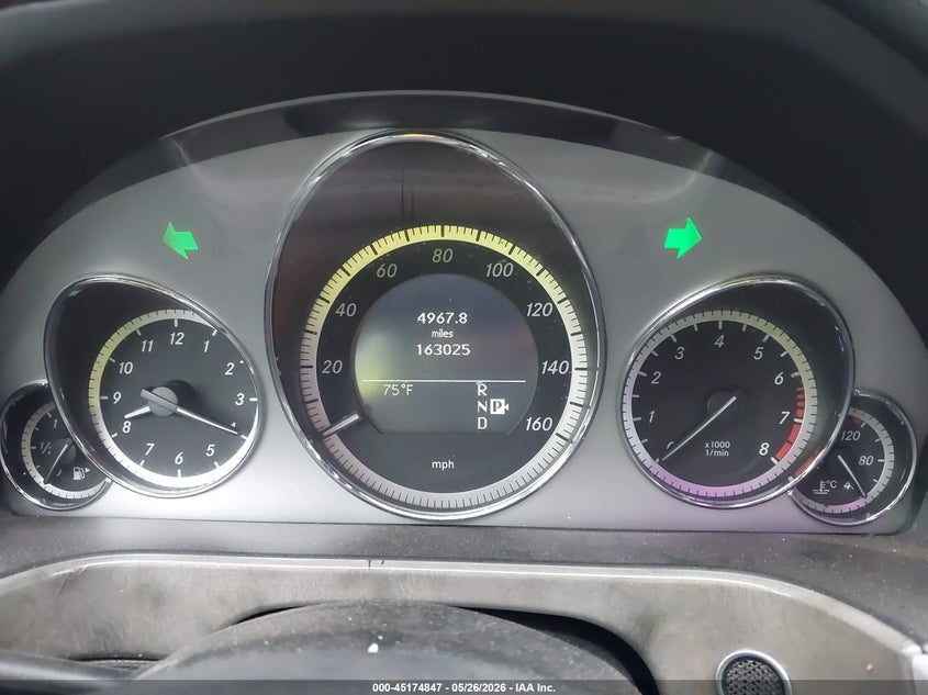 2010 Mercedes-benz E-class VIN WDDHF5GB7AA159847 IAAI salvage auction — FRONT END, Nrc Lienholder Repossession Paperwork (Texas), sold $500 on 2026-07-06 (photo 7)