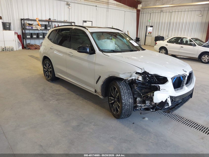 2022 BMW X3 VIN 5UX83DP0XN9K23400 IAAI salvage auction — FRONT END, Salvage (Arizona), sold $10,100 on 2026-07-29 (photo 1)