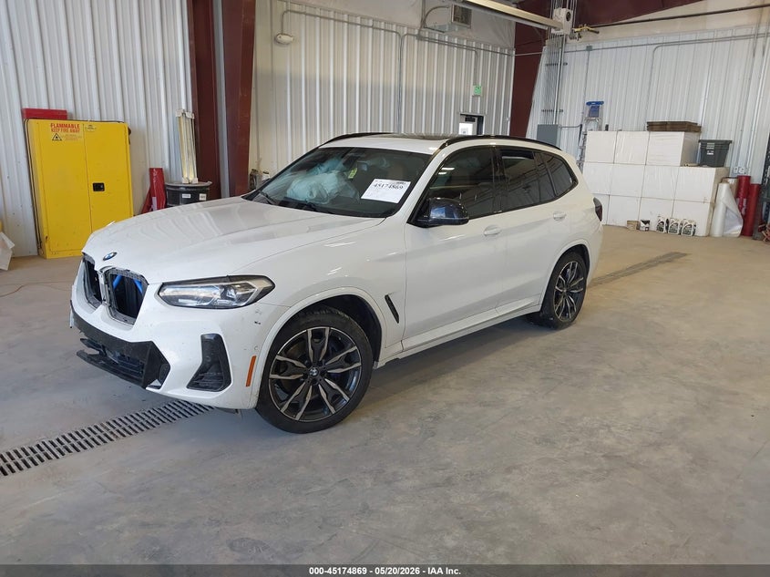 2022 BMW X3 VIN 5UX83DP0XN9K23400 IAAI salvage auction — FRONT END, Salvage (Arizona), sold $10,100 on 2026-07-29 (photo 2)