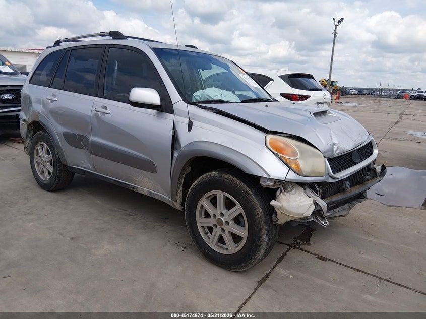 2005 Toyota Rav4 VIN JTEGD20VX50049803 IAAI salvage auction — FRONT & REAR, Salvage (Texas), sold $25 on 2026-07-21 (photo 1)