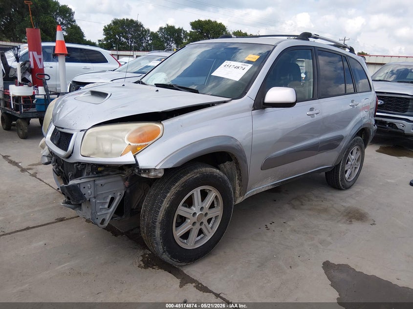2005 Toyota Rav4 VIN JTEGD20VX50049803 IAAI salvage auction — FRONT & REAR, Salvage (Texas), sold $25 on 2026-07-21 (photo 2)
